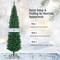 PVC Artificial Slim Pencil Christmas Tree with Metal Stand Ideal for Small Spaces